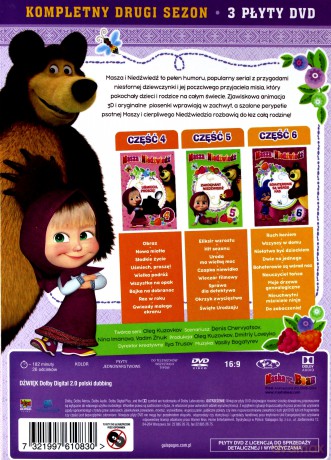 Masza i Niedźwiedź sezon 2 części 4-6 [3DVD]