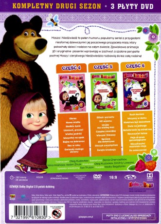 Masza i Niedźwiedź części 1-6 Pakiet [6DVD]
