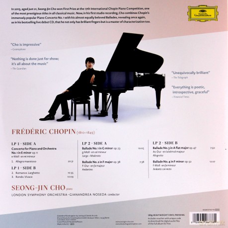 Seong-Jin Cho: Chopin Piano Concerto No. 1 + Balladas [2xWinyl]