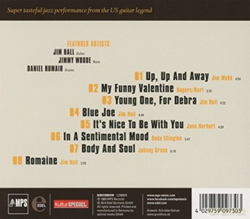 Jim Hall: It's Nice To Be With You [CD]