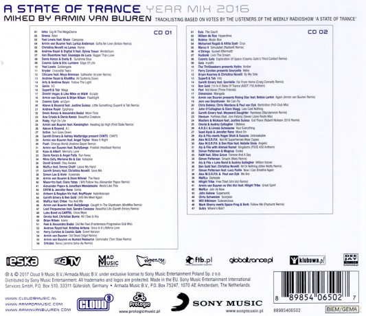 Armin van Buuren: A State of Trance Year Mix 2016 [2CD]