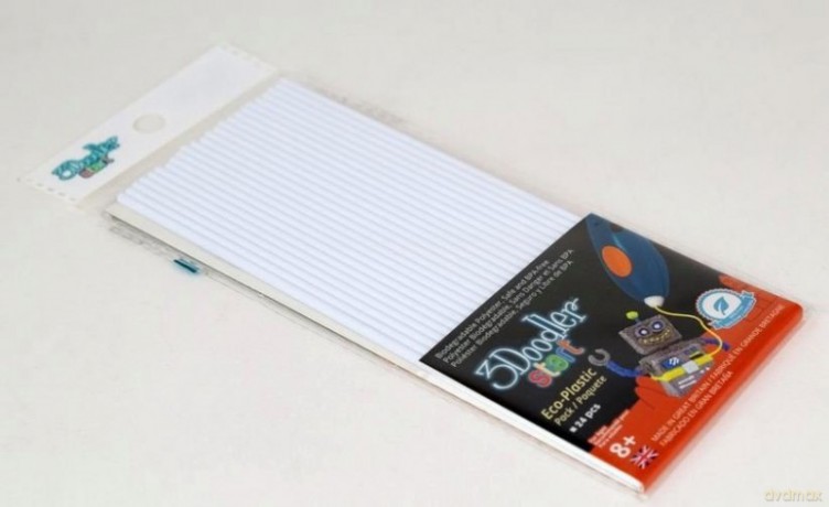 3DOODLER Wklad jednokolorowy Biały