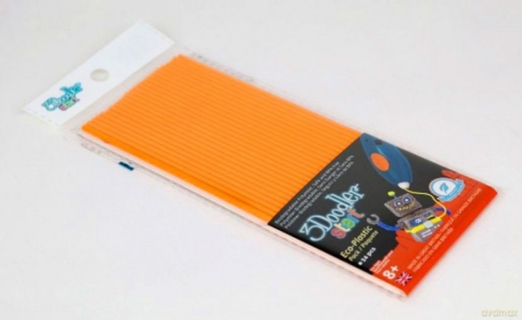 3DOODLER Wkład jednokolorowy Pomarańczowy
