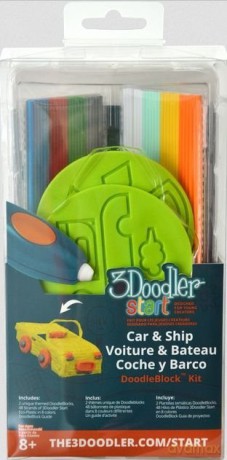 3DOODLER Zestaw szablonów Pojazdy