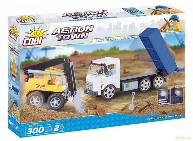 Action Town Buldożer i wywrotka [KLOCKI]