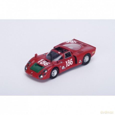 Alfa Romeo 33/2 #186 I. Giunti/N. Galli 2nd Targa Florio 1968