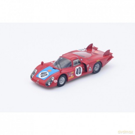 Alfa Romeo 33/2 #40 M. Casoni/G. Biscaldi 6th Le Mans 1968