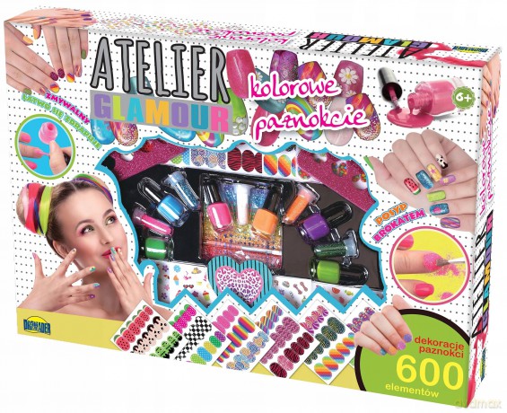 Atelier Glamour Kolorowe paznokcie
