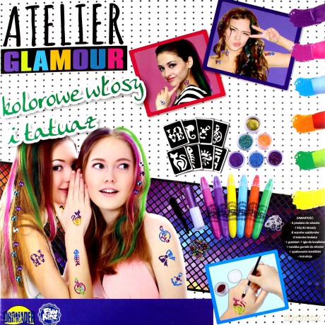 Atelier Glamour Kolorowe włosy i tatuaże