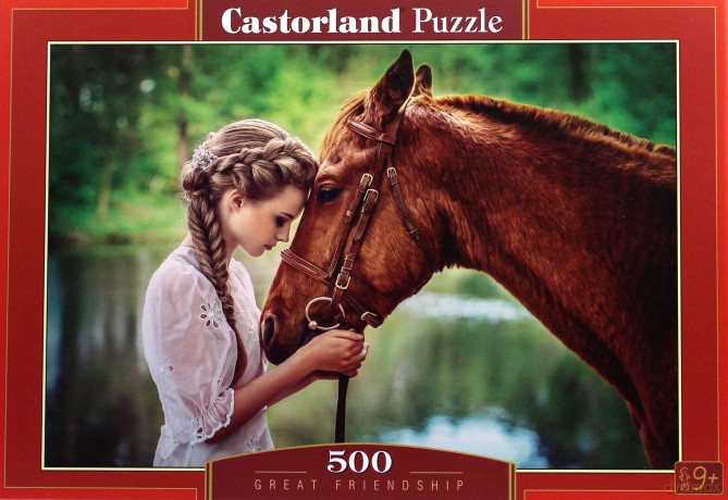 CASTOR 500 el. Dziewczyna z koniem [PUZZLE]