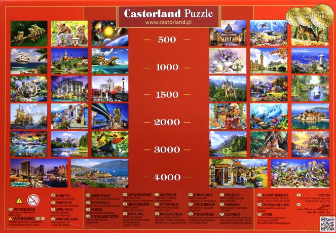 CASTOR 500 el. Dziewczynka z końmi [PUZZLE]