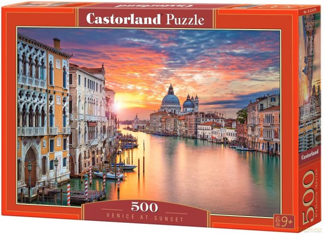 CASTOR 500 el. Zachód słońca w Wenecji [PUZZLE]