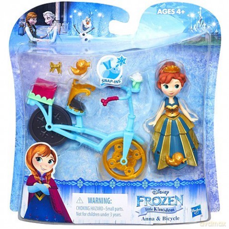Frozen Anna na rowerze