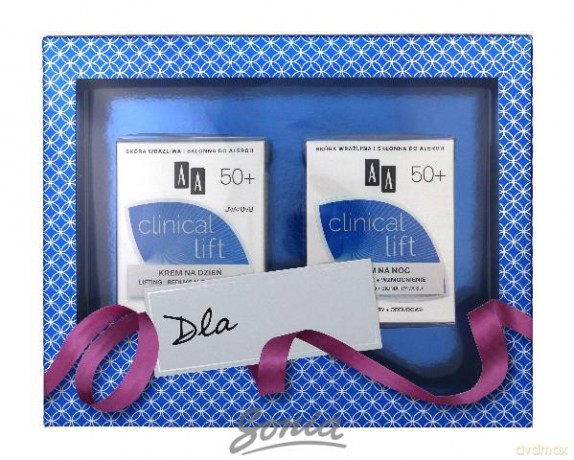 AA Zestaw prezentowy Clinical Lift 50 + (krem na dzień 50 ml + krem na noc 50 ml)