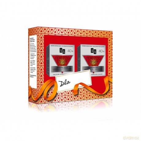 AA Zestaw prezentowy Mezzolaser Filler 40 + (krem na dzień 50 ml + krem na noc 50 ml)