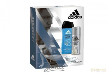 Adidas Zestaw prezentowy Adipure Men (dezodorant spray 150 ml + żel pod prysznic After Sport 250 ml)