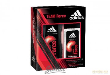 Adidas Zestaw prezentowy Team Force (dezodorant naturalny spray 75 ml + żel pod prysznic 250 ml)
