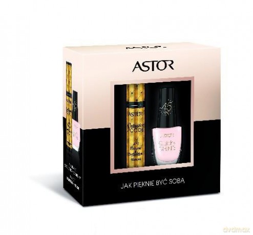 Astor Zestaw prezentowy (maskara Seduction Codes No 1 + Lakier Quick'n'Shine 101)