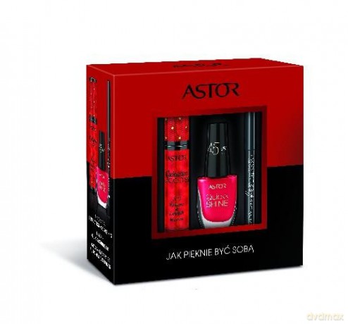 Astor Zestaw prezentowy (maskara Seduction Codes No 3 + Lakier Quick'n'Shine 303)