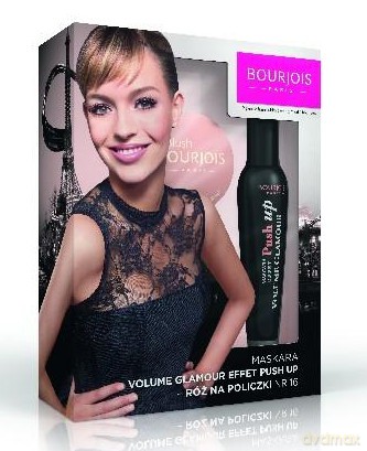 Bourjois Zestaw prezentowy Volume Glamour (maskara Push Up + róż No 16)
