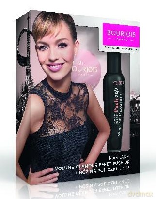 Bourjois Zestaw prezentowy Volume Glamour (maskara Push Up + róż No 95)