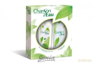 Chanson D'Eau Zestaw prezentowy (dezodorant spray 150 ml + dezodorant naturalny spray 75 ml)