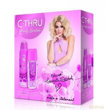 C-THRU Zestaw prezentowy Lovely Garden (Deo spray 150 ml + Deo naturalny spray 75 ml)