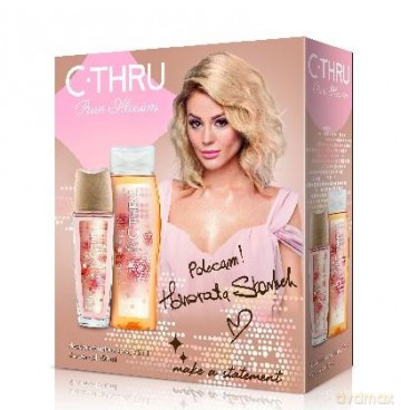 C-THRU Zestaw prezentowy Pure Illusion (Deo naturalny spray 75 ml + Żel pod prysznic 250 ml)