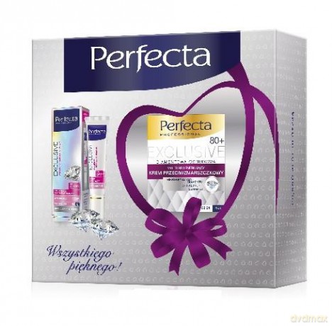 Dax Perfecta Zestaw prezentowy Exclusive 80 + (krem na dzień i noc 50 ml + krem pod oczy 15 ml)