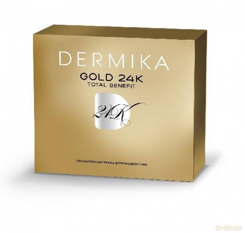 Dermika Zestaw prezentowy Gold 24K Total Benefit (stymulator młodości 55 + 50 ml + esencja 50 ml)
