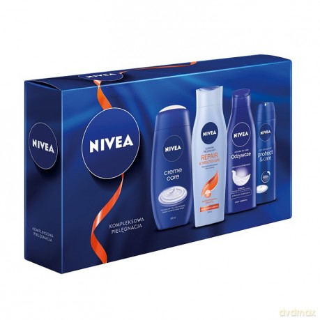Nivea Zestaw prezentowy Creme Care (szampon 250 ml + żel p/pr 250 ml + mleczko d.ciała 250 ml + deo spray 150 ml)