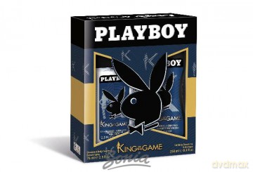 Playboy Zestaw prezentowy King of the Game (dezodorant naturalny spray 75 ml + żel pod prysznic 250 ml)