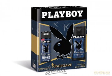Playboy Zestaw prezentowy King of the Game (dezodorant spray 150 ml + żel pod prysznic 250 ml)