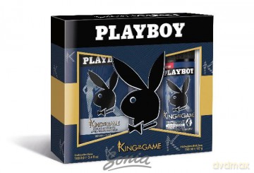 Playboy Zestaw prezentowy King of the Game (woda po goleniu 100 ml + dezodorant spray 150 ml)