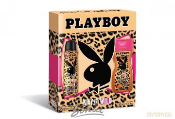 Playboy Zestaw prezentowy Play it Wild (dezodorant spray 150 ml + żel pod prysznic 250 ml)