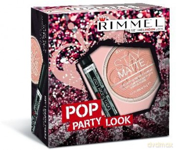 RIMMEL Zestaw prezentowy (maskara Extra Super Lash + puder Stay Matte transparentny)