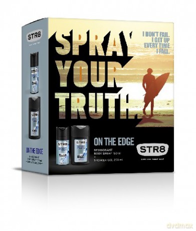 STR 8 Zestaw Prezentowy On The Edge (deo spray 150 ml + żel pod prysznic 250 ml)