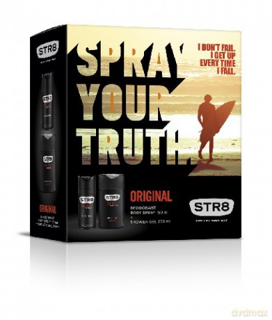 STR 8 Zestaw Prezentowy Original (deo spray 150 ml + żel pod prysznic 250 ml)