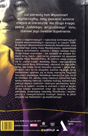 Wspomnienia. Druga Księga - Nadieżda Mandelsztam [KSIĄŻKA]