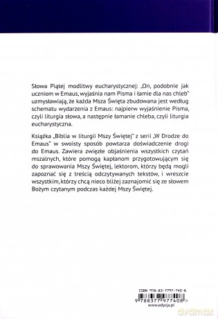 Biblia w Liturgii Mszy Świętej [KSIĄŻKA]