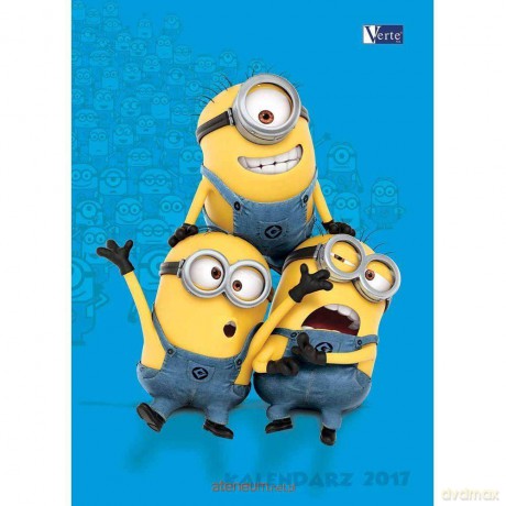 Kalendarz książkowy 2017 - Minionki [KALENDARZ]