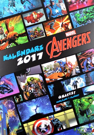Kalendarz wieloplanszowy 2017 - Avengers [KALENDARZ]