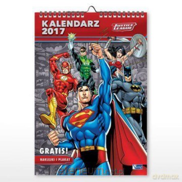 Kalendarz wieloplanszowy 2017 - Batman&Superman [KALENDARZ]