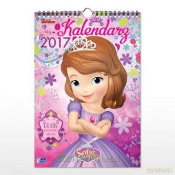 Kalendarz wieloplanszowy 2017 - Jej Wysokość Zosia [KALENDARZ]