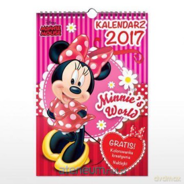 Kalendarz wieloplanszowy 2017 - Minnie [KALENDARZ]