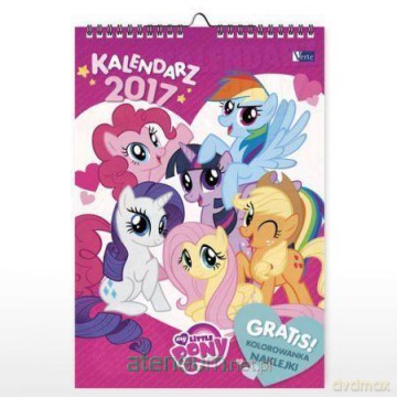 Kalendarz wieloplanszowy 2017 - My Little Pony [KALENDARZ]