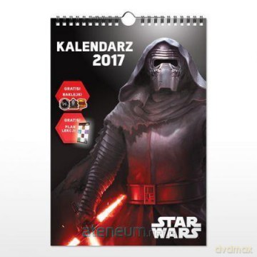 Kalendarz wieloplanszowy 2017 - Star Wars (Gwiezdne Wojny) [KALENDARZ]