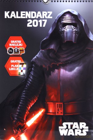 Kalendarz wieloplanszowy 2017 - Star Wars (Gwiezdne Wojny) [KALENDARZ]