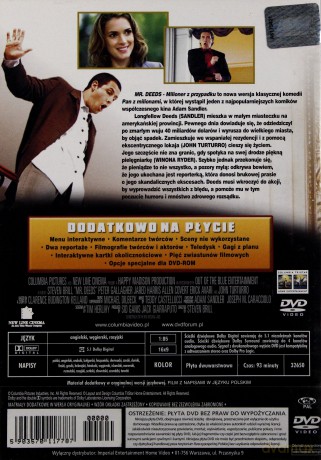 Mr. Deeds - Milioner z przypadku [DVD]