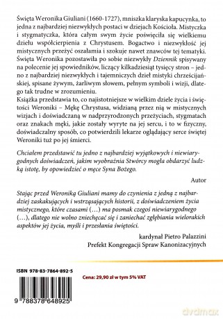 Pasja Jezusa w wizjach św. Weroniki Giuliani - Antonio Clementi [KSIĄŻKA]